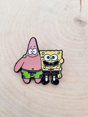 2/$20 Brand New SpongeBob & Patrick Pin Brooch